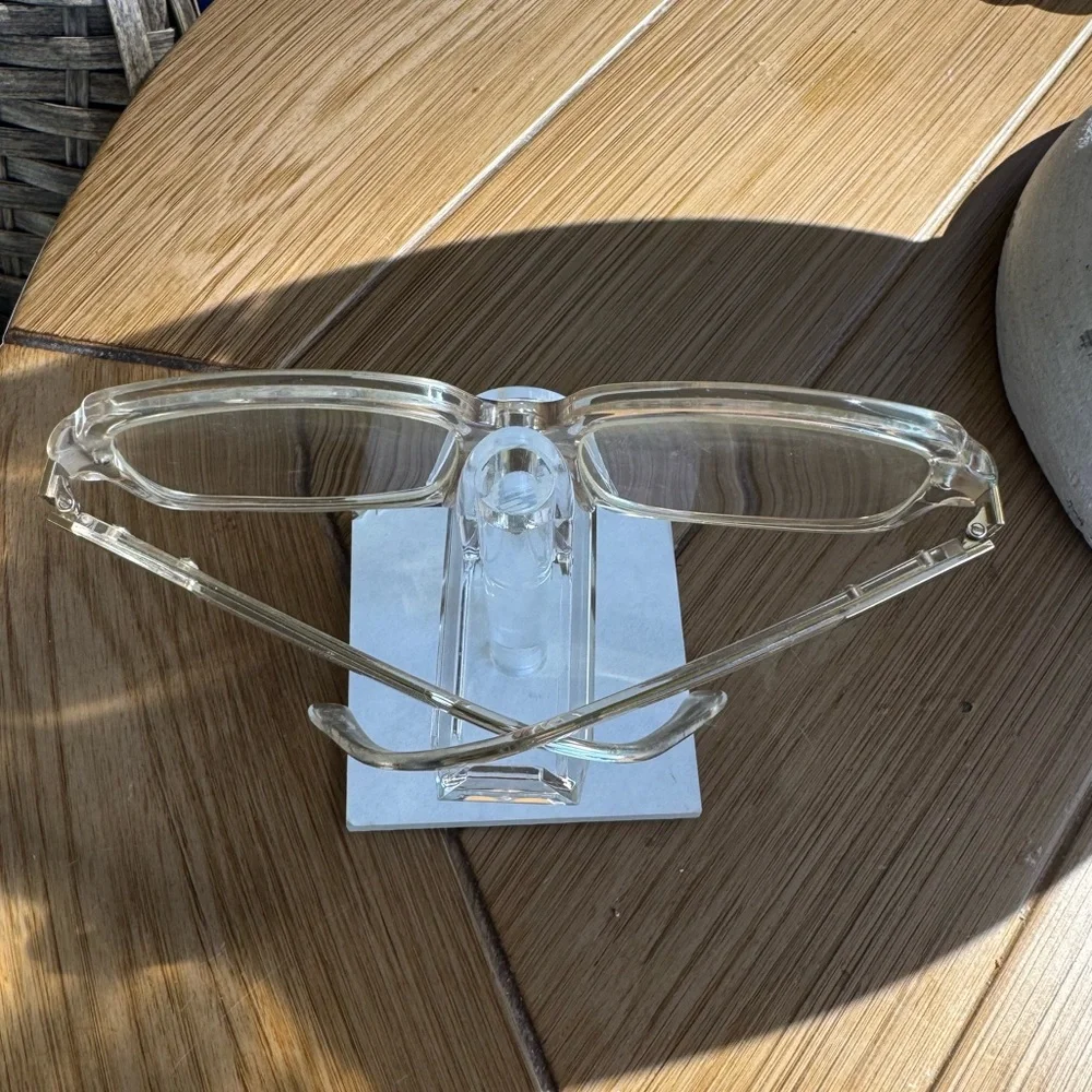 Geek Rouq 8 Eyewear Crystal Clear Full Rim Frames Only 56-20-145 Cool And Sporty